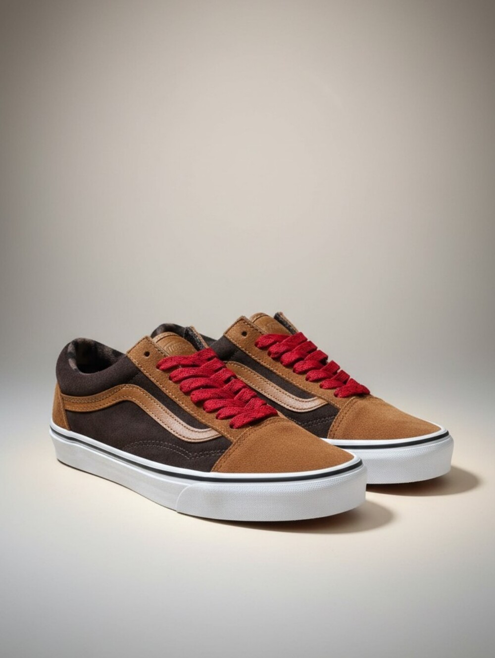 Vans Old Skool HEIQ Eco Dry Brown Suede Water Repellent Sneakers Mens Size 8.5